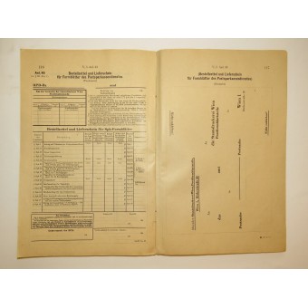 3e Reich instructions de service postal livre. Espenlaub militaria